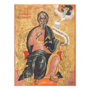 Orthodox Icon of Saint Andrew the Apostle  Photo Print