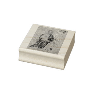 Orthodox Icon of Saint Andrew the Apostle  Rubber Stamp