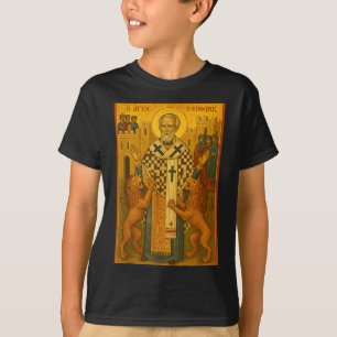 Orthodox Icon Of St Ignatius Of Antioch  T-Shirt