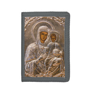 Orthodox icon trifold wallet