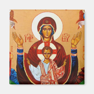 Orthodox Icon Virgin of Orans Magnet