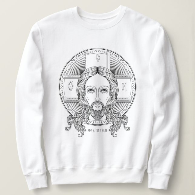 Orthodox Jesus Christ Sweatshirt (Design Front)