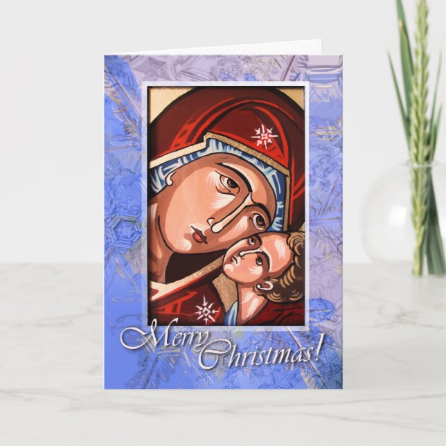 Orthodox Nativity Greeting Card (Front)