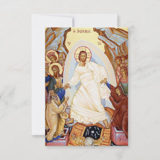 Orthodox Resurrection Holy Card