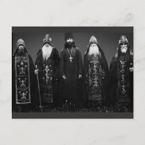Orthodox Schemamonks Postcard
