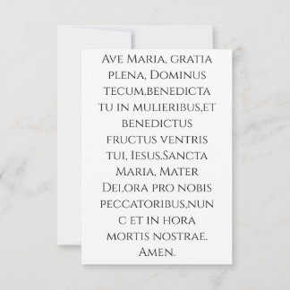 Orthodox Virgin Mary Holy Card | Ave Maria