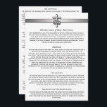 Orthodox Wedding Description 5 x 7 cards<br><div class="desc">Cards that serve as programs to describe the Orthodox wedding service (The Sacrament of Holy Matrimony). They're perfect for your wedding guests at your Orthodox wedding ceremonies. These cards measure 5" x 7" and are double-sided. Order these for your Orthodox Wedding to help your guests understand this beautiful service, or...</div>