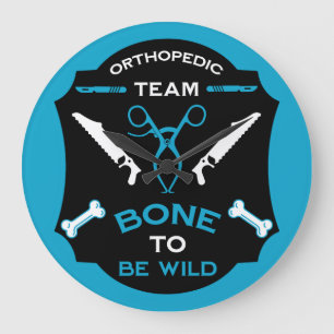 Orthopaedic Hospital Team Large Clock