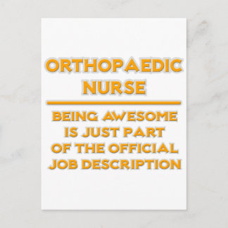 Orthopaedic Nurse ..  Job Description Postcard