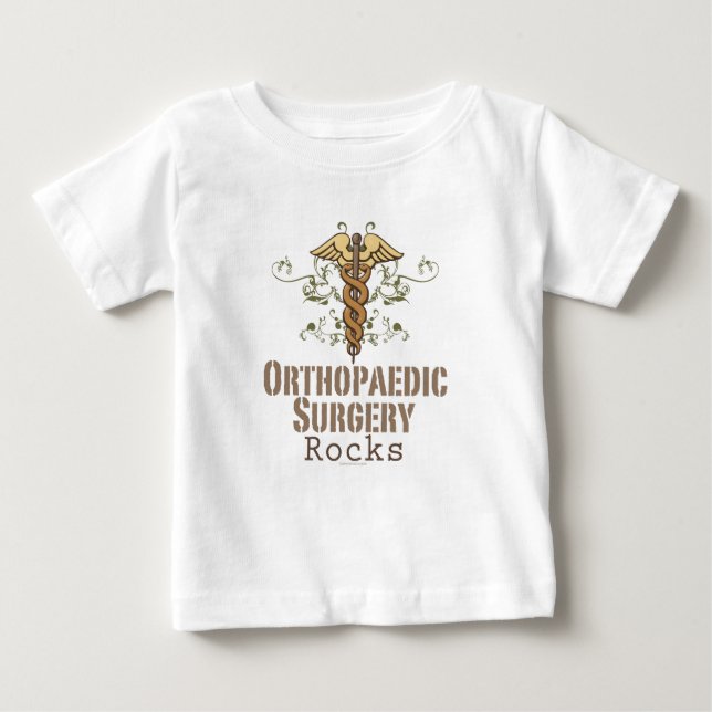 Orthopaedic Surgery Rocks Baby T-shirt (Front)