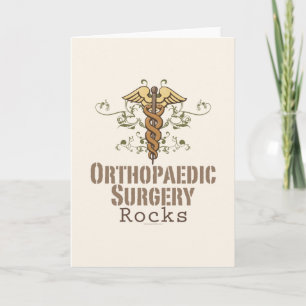 Orthopaedic Surgery Rocks Greeting Card