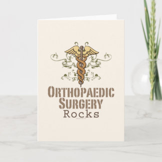 Orthopaedic Surgery Rocks Greeting Card