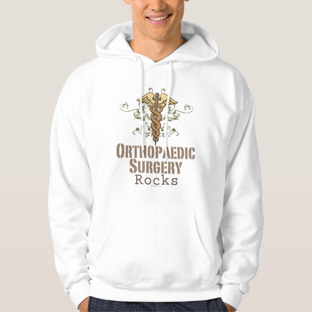 Orthopaedic Surgery Rocks Hooded Sweatshirt (Front)