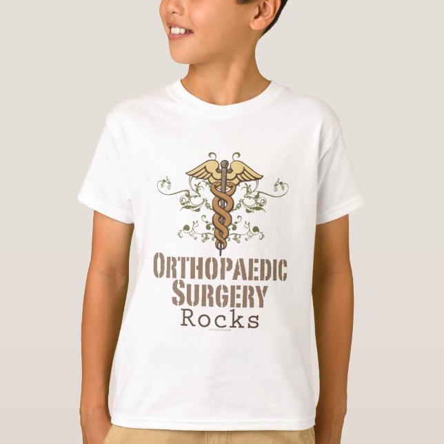 Orthopaedic Surgery Rocks Kids T-shirt (Front)