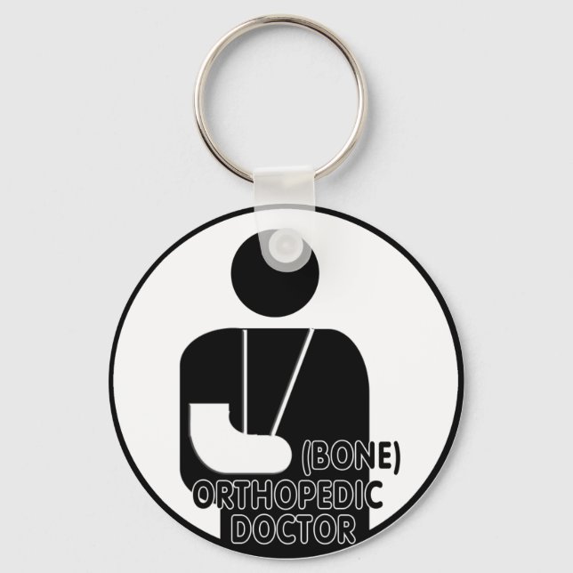 ORTHOPEDIC (BONE) DOCTOR LOGO KEYCHAIN (Front)