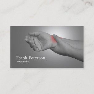 orthopedic business card