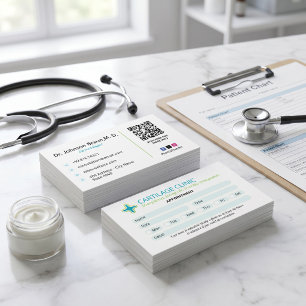 Orthopedic Clinic Business Clean Appointment Card