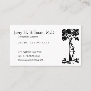 Orthopedic Crooked Tree Appointment Card