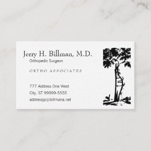 Orthopedic Crooked Tree Business Card