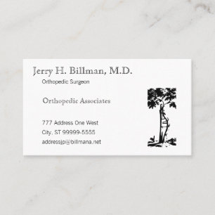 Orthopedic Crooked Tree Business Card