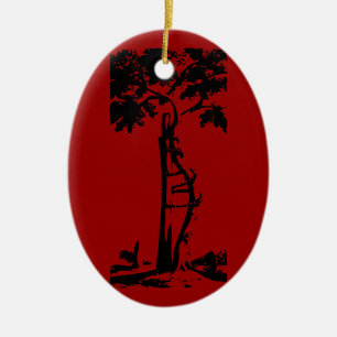 Orthopedic Crooked Tree Ceramic Ornament