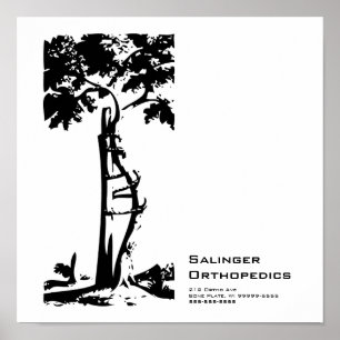 Orthopedic Crooked Tree Poster