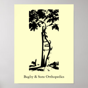 Orthopedic Crooked Tree Poster