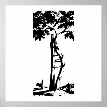 Orthopedic Crooked Tree Poster by TerryBain at Zazzle