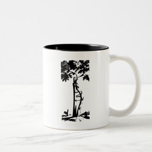 Orthopedic Crooked Tree Two_Tone Coffee Mug