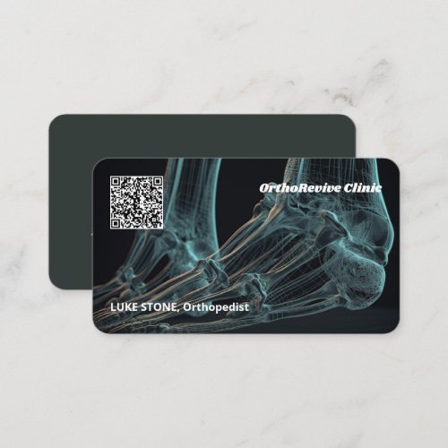 Orthopedic Custom QR Business Card