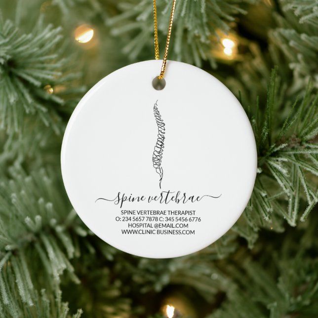 Orthopedic doctor Chiropractic Ceramic Ornament (Tree)