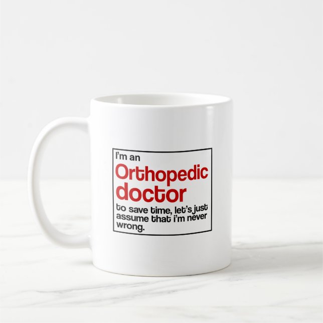 Orthopedic Doctor Coffee Mug (Left)
