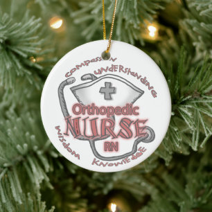 Orthopedic Nurse Axiom Ceramic Ornament