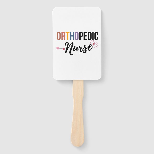 Orthopedic Nurse Hand Fan (Front)