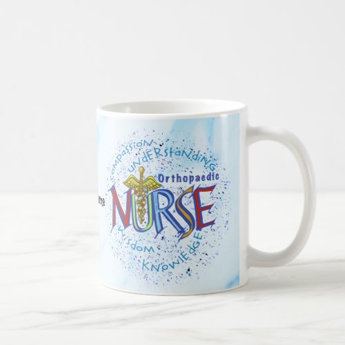 Orthopedic Nurse Motto custom name mug