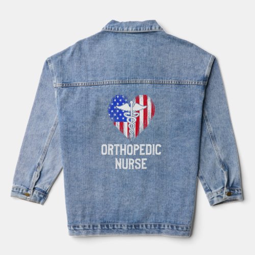 Orthopedic Nurse Ortho Nursing Rn   3  Denim Jacket