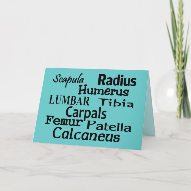 Orthopedic Physician/Surgeon Gifts Thank You Card (Front)