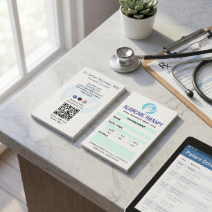 Orthopedic Rehab Clinic Modern Appointment Business Card
