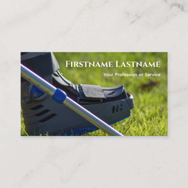 Orthopedic supply and orthopedic equipment business card (Front)