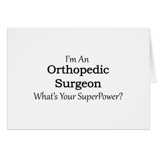 Orthopedic Surgeon (Front Horizontal)
