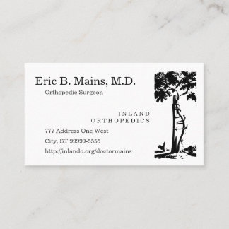 Orthopedic Surgeon Crooked Tree Business Card