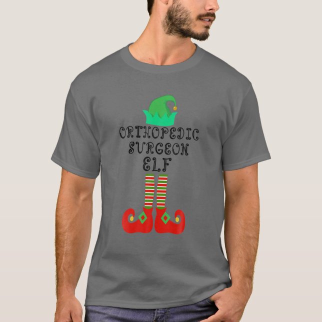 Orthopedic Surgeon Elf Family Matching Christmas G T-Shirt (Front)