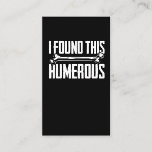 Orthopedic Surgeon Humor Orthopaedics Business Card