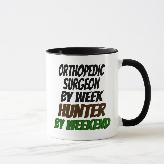 Orthopedic Surgeon Hunter Mug (Right)
