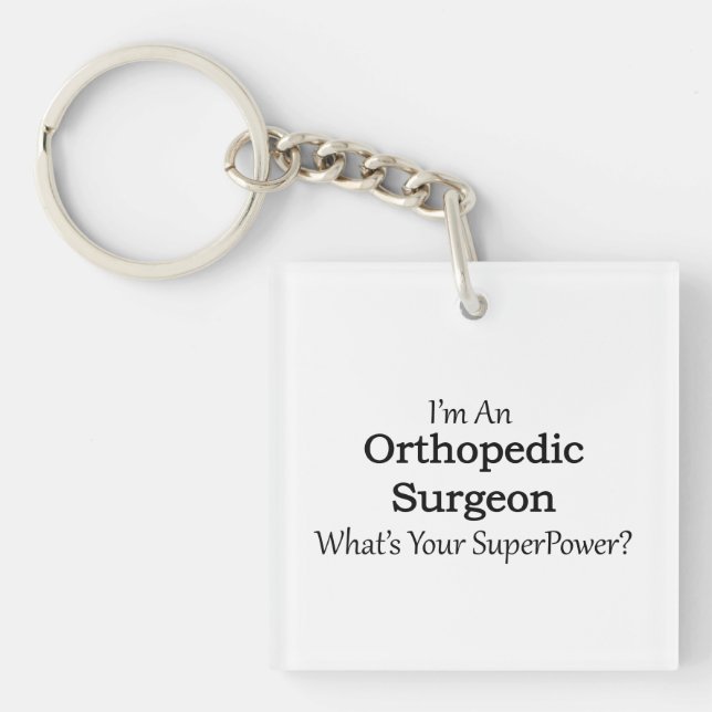 Orthopedic Surgeon Keychain (Front)