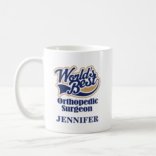 Orthopedic Surgeon Personalized Mug Gift (Left)