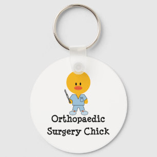 Orthopedic Surgery Chick Keychain