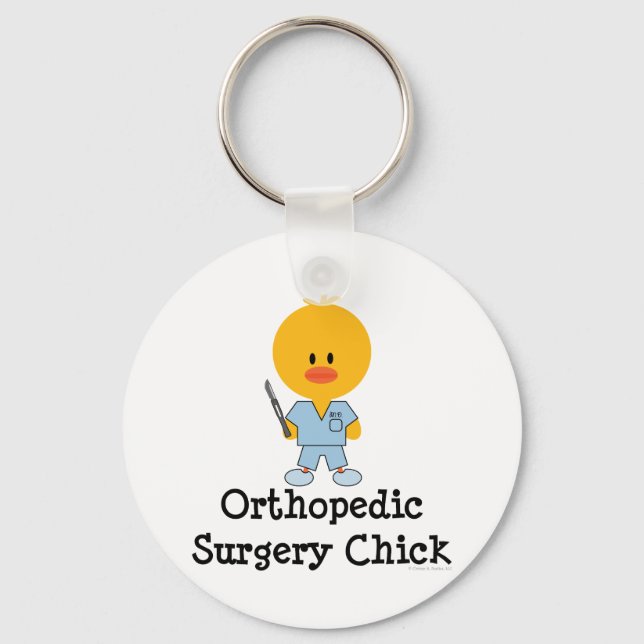 Orthopedic Surgery Chick Keychain (Front)