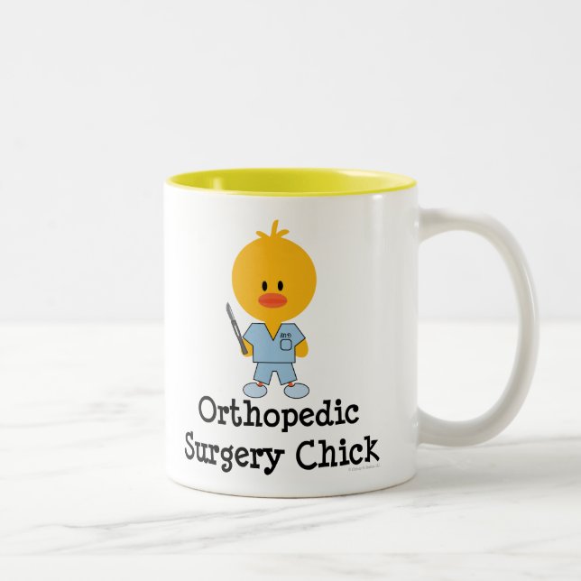 Orthopedic Surgery Chick Mug (Right)