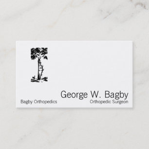 Orthopedic Surgery Crooked Tree Business Card